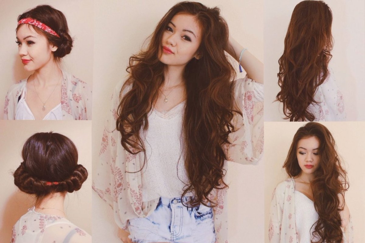 Локоны без плойки