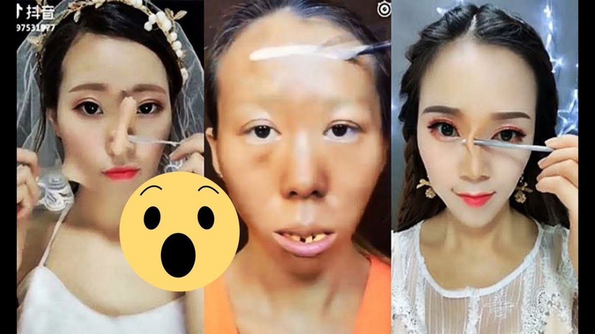 Азиатский мейкап трансформация