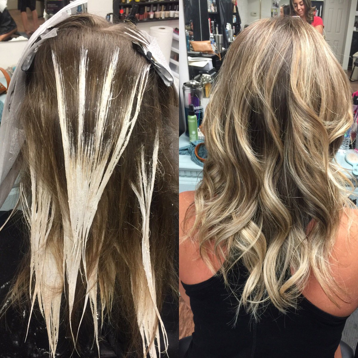 Окрашивания балаяж техника балаяж