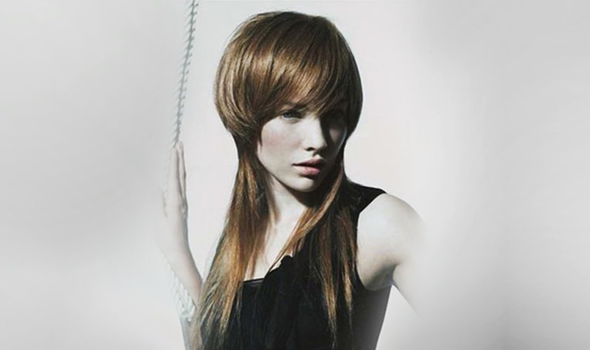 Стрижка Мирей Матье сессон