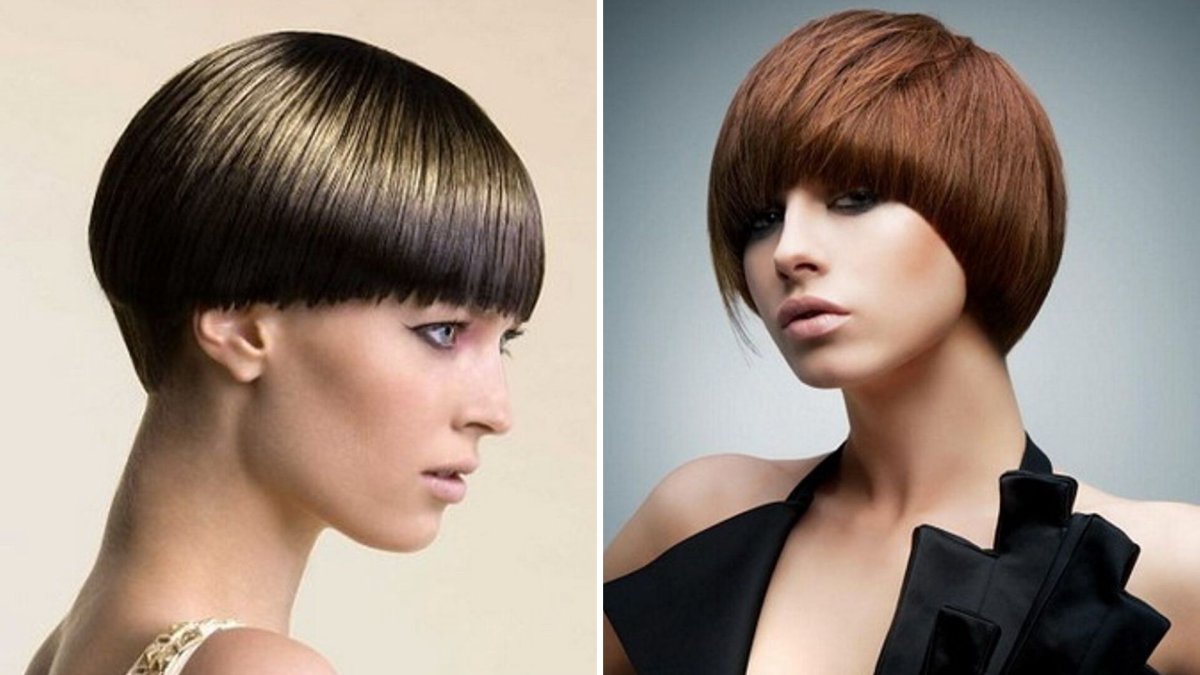 Гарсон на средние волосы с челкой