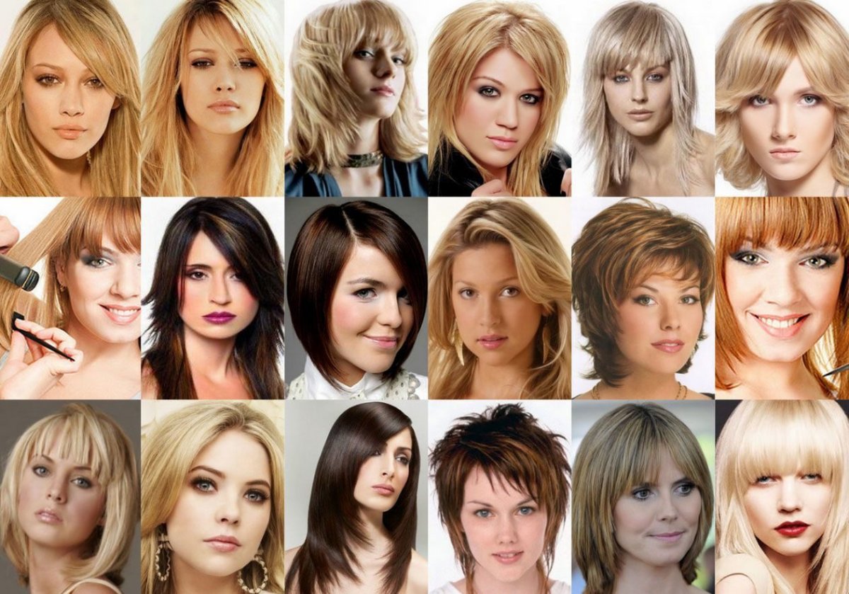 Разные формы челок