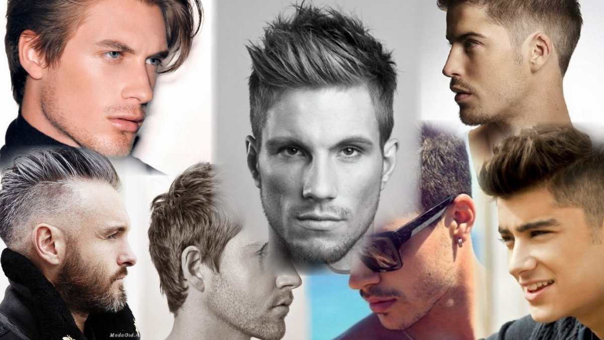 Модельная стрижка мужская