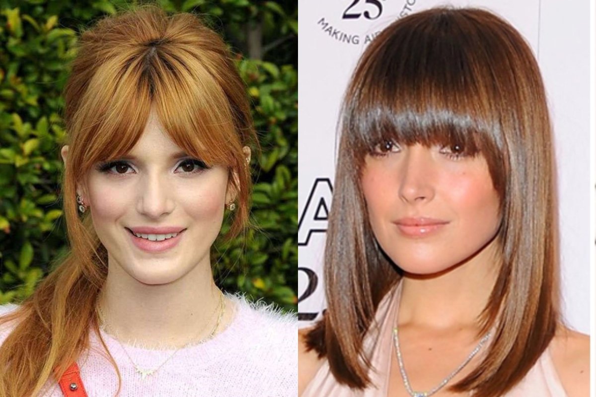 Чёлки для круглого лица