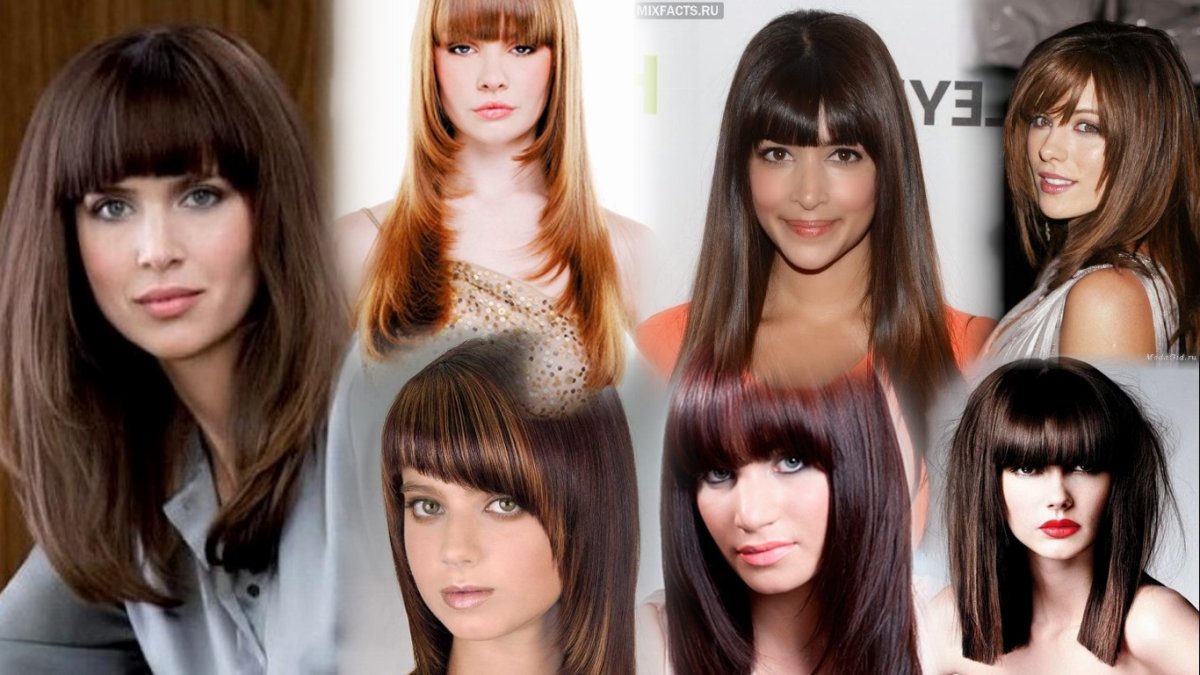 Треугольная челка