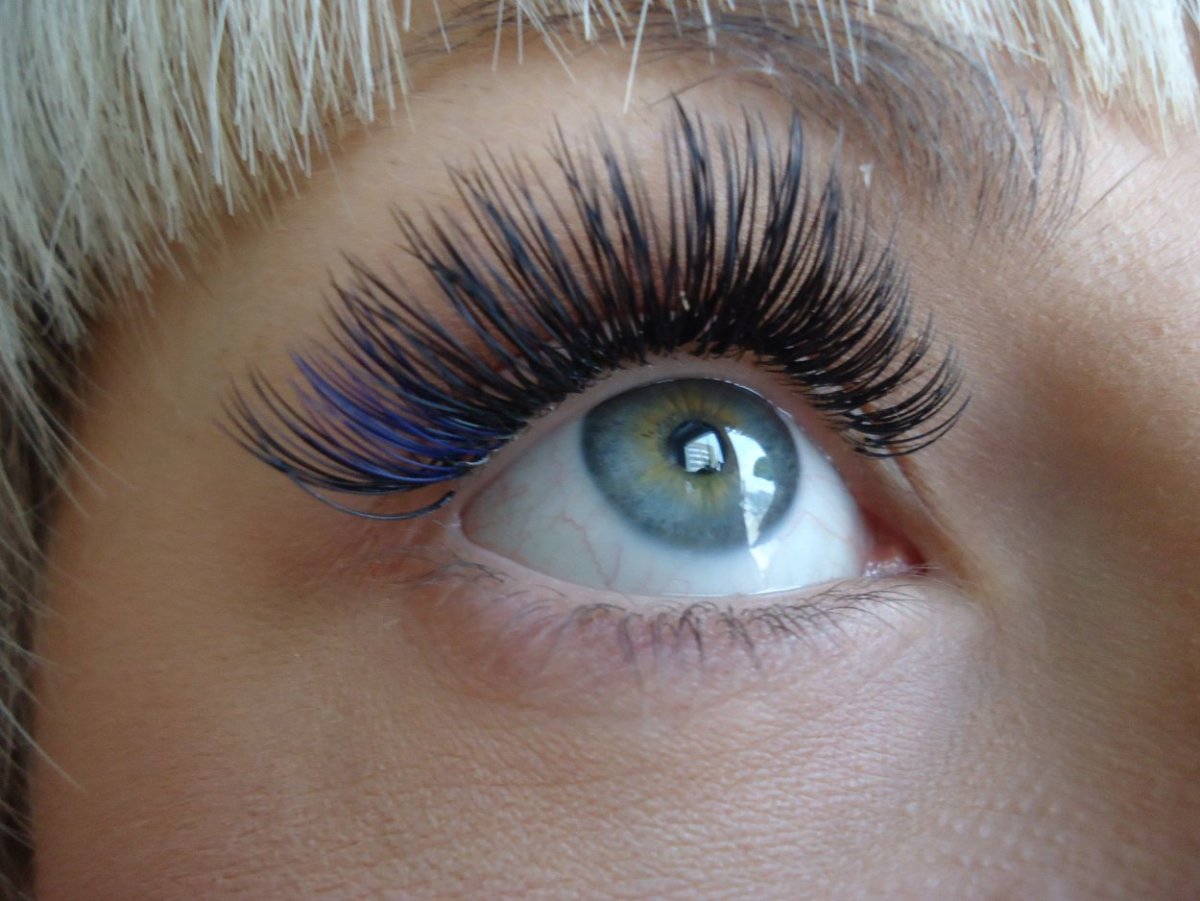 Цветные ресницы