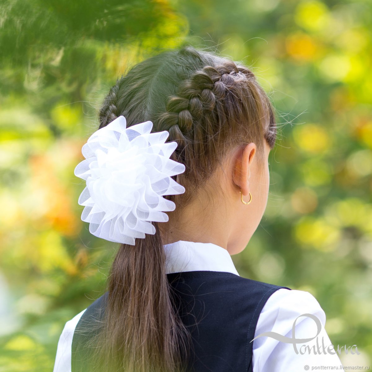 Прическа на 1 сентября для девочки