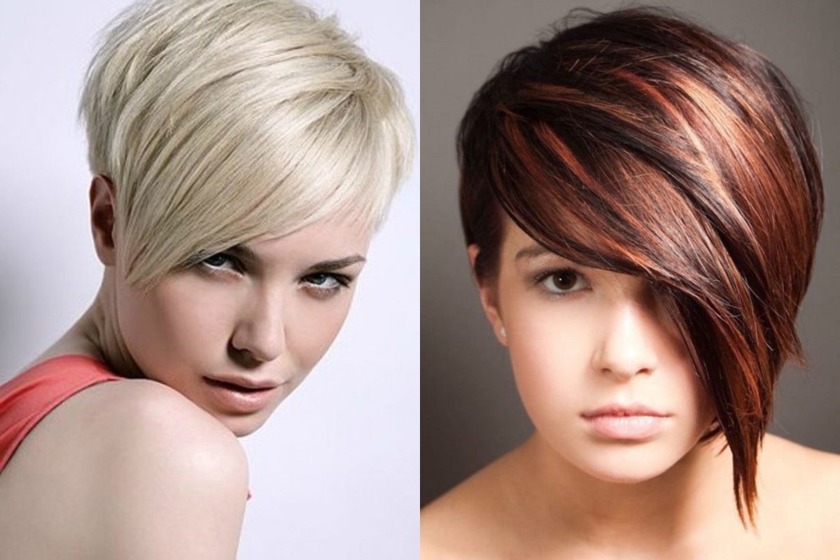 Боб каре ассиметрия с коротктм ВНСКОМ