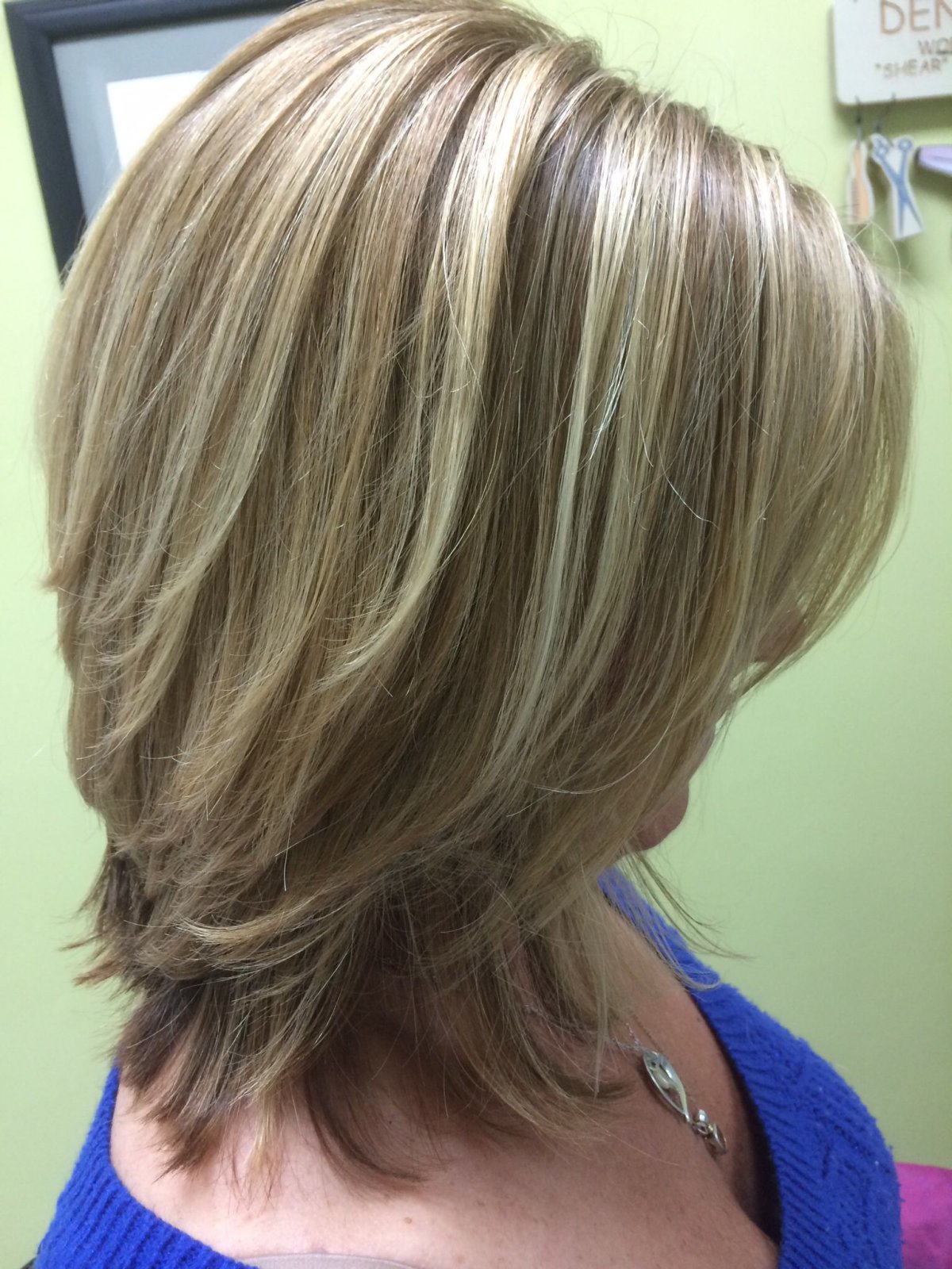 Крупное мелирование на Каскад