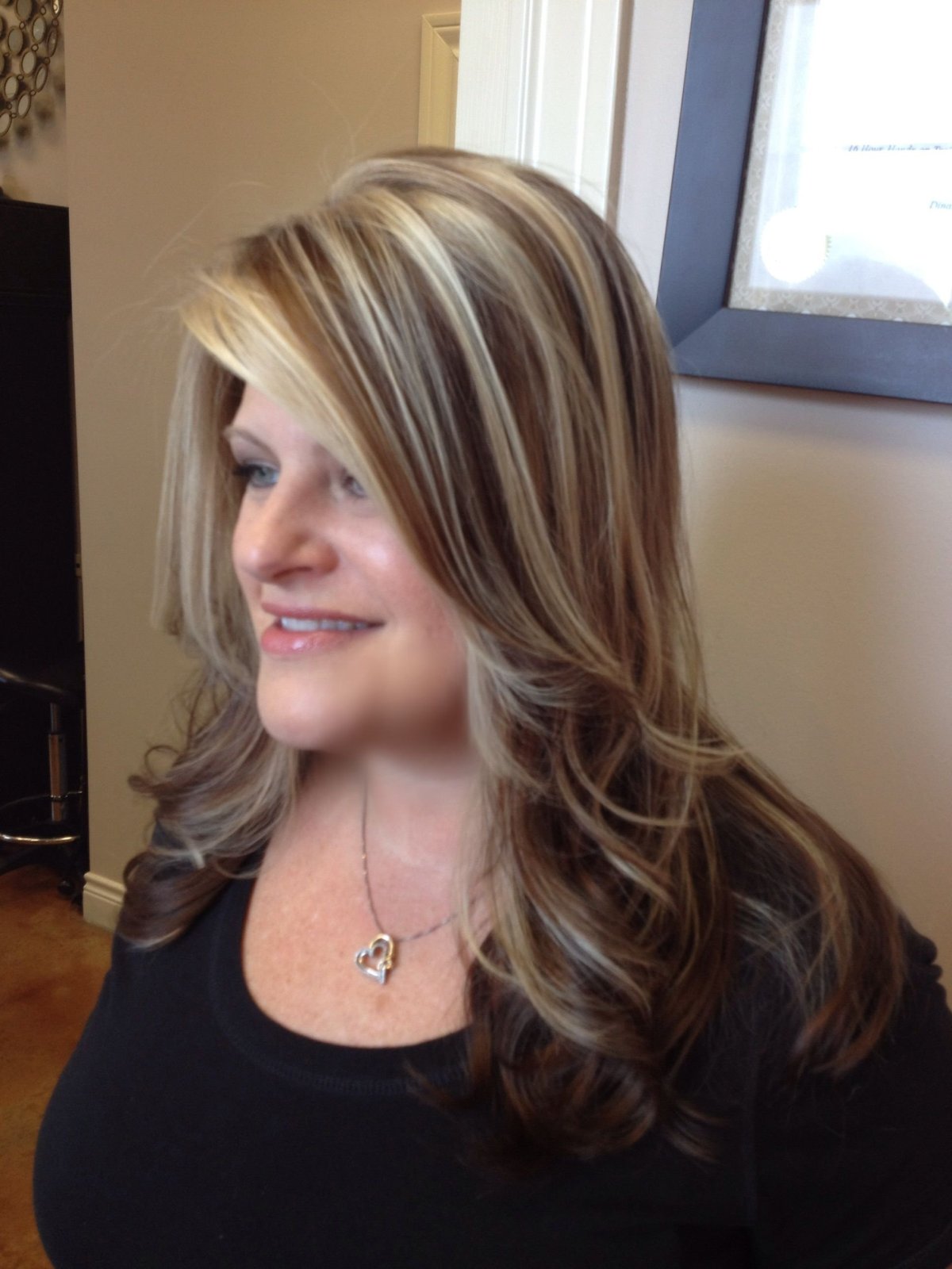 Стрижки на полное лицо с мелированием