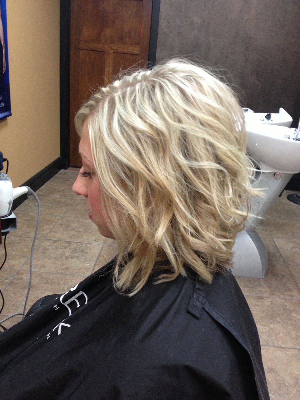 Небрежные Локоны на короткие волосы