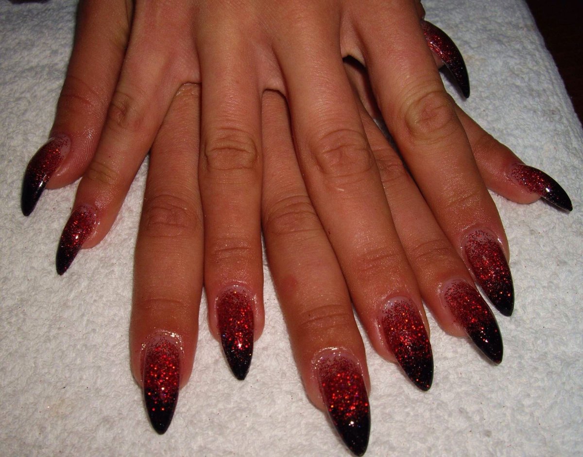 Маникюр растяжка френч