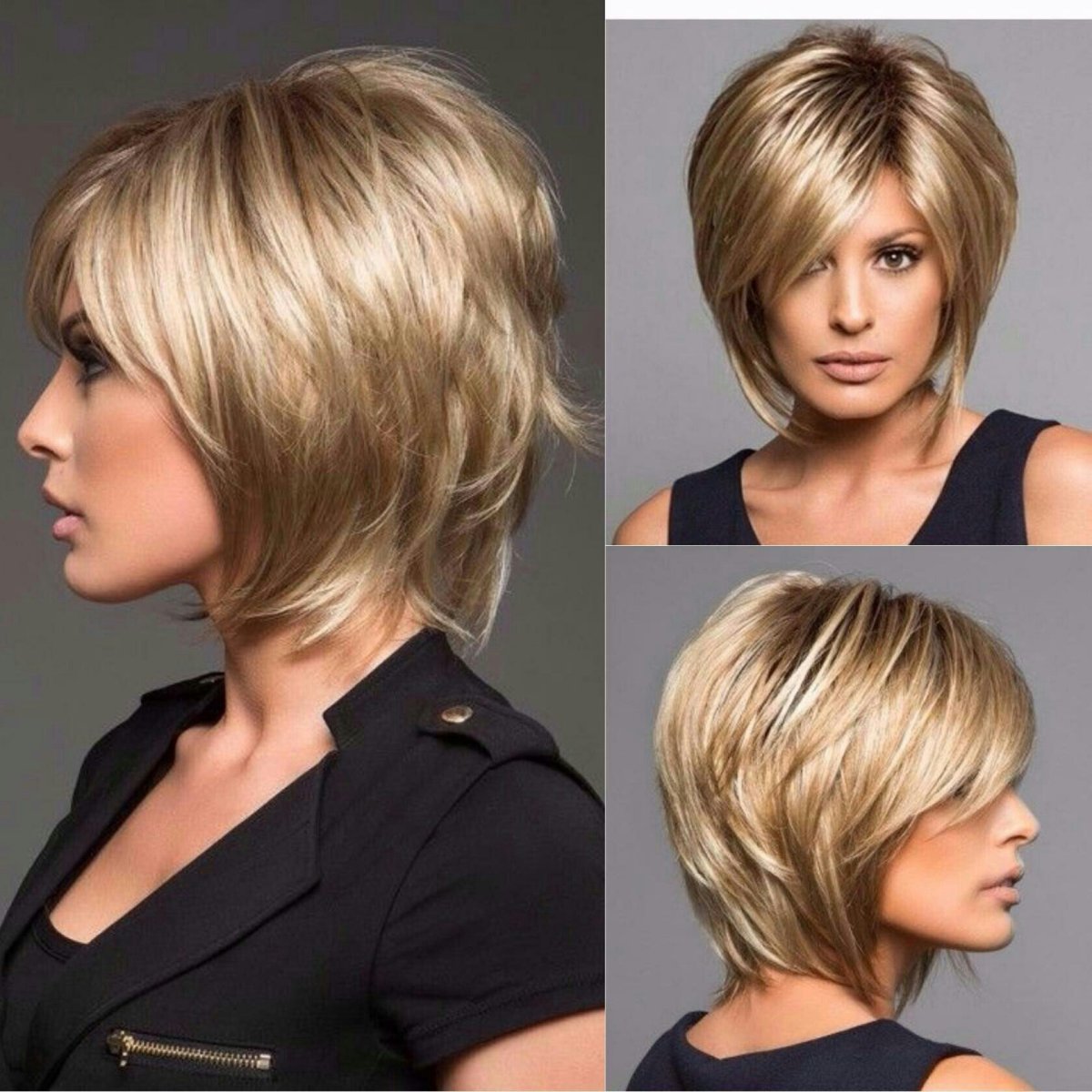 Стрижка градуированное каре Каскад Боб