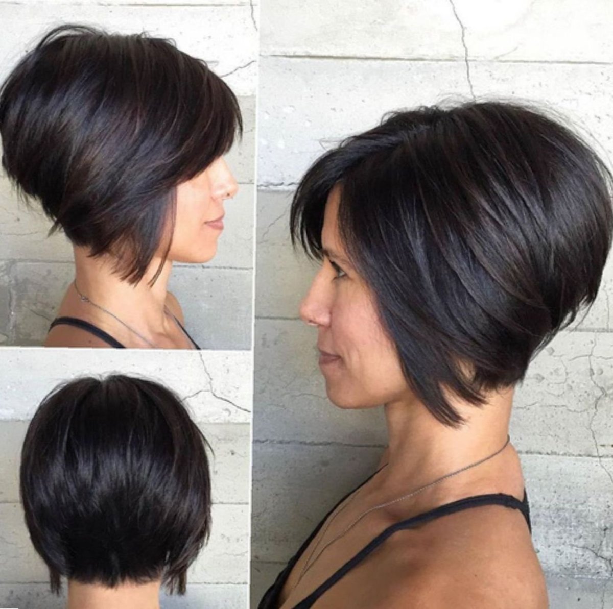 Градуированный Боб с высоким затылком