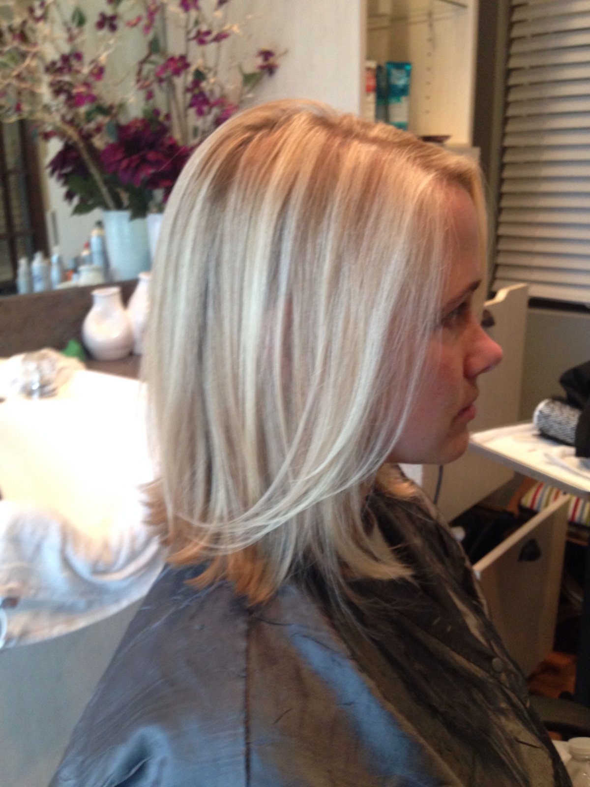 Частое мелирование на темные