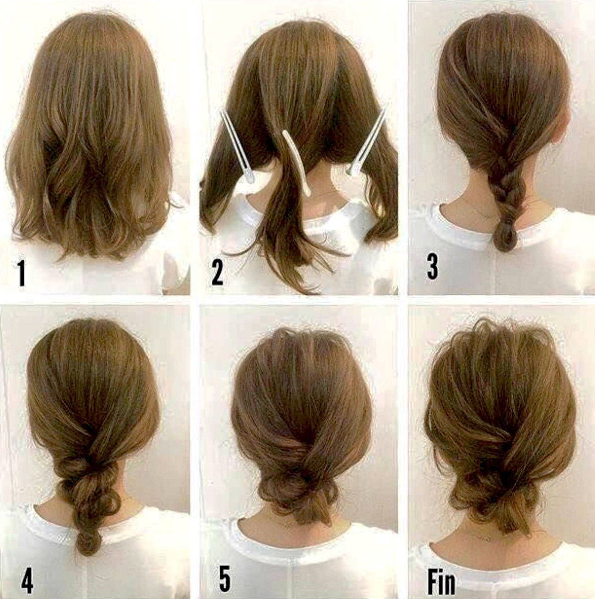 Легкие прически на короткие волосы