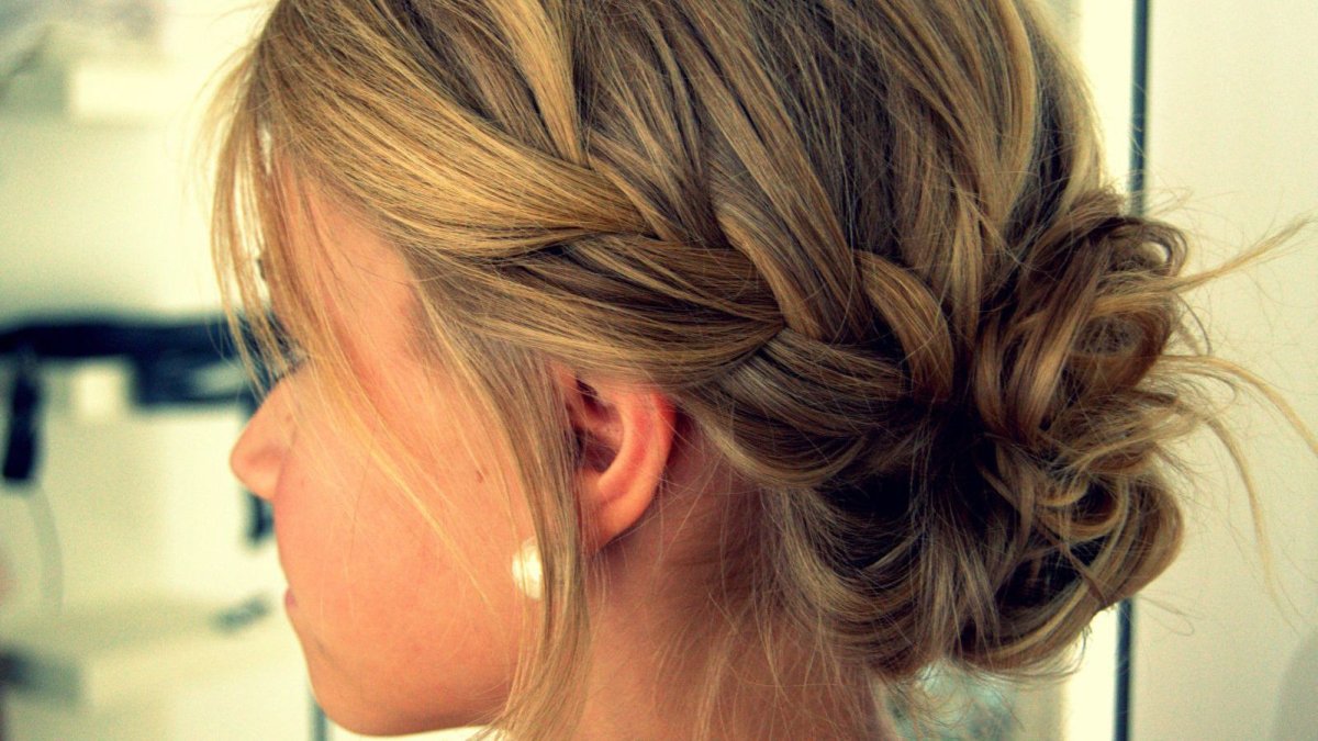 Косы на короткие волосы