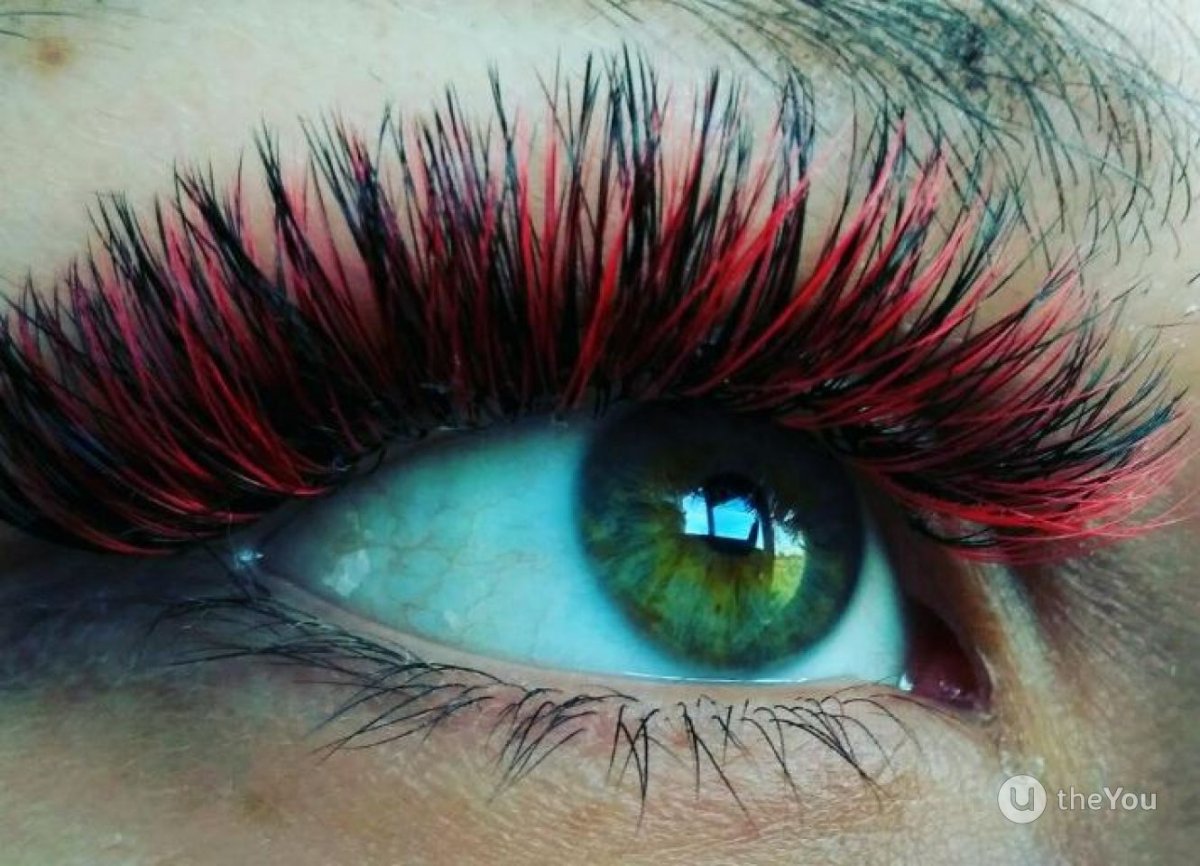 Цветные ресницы