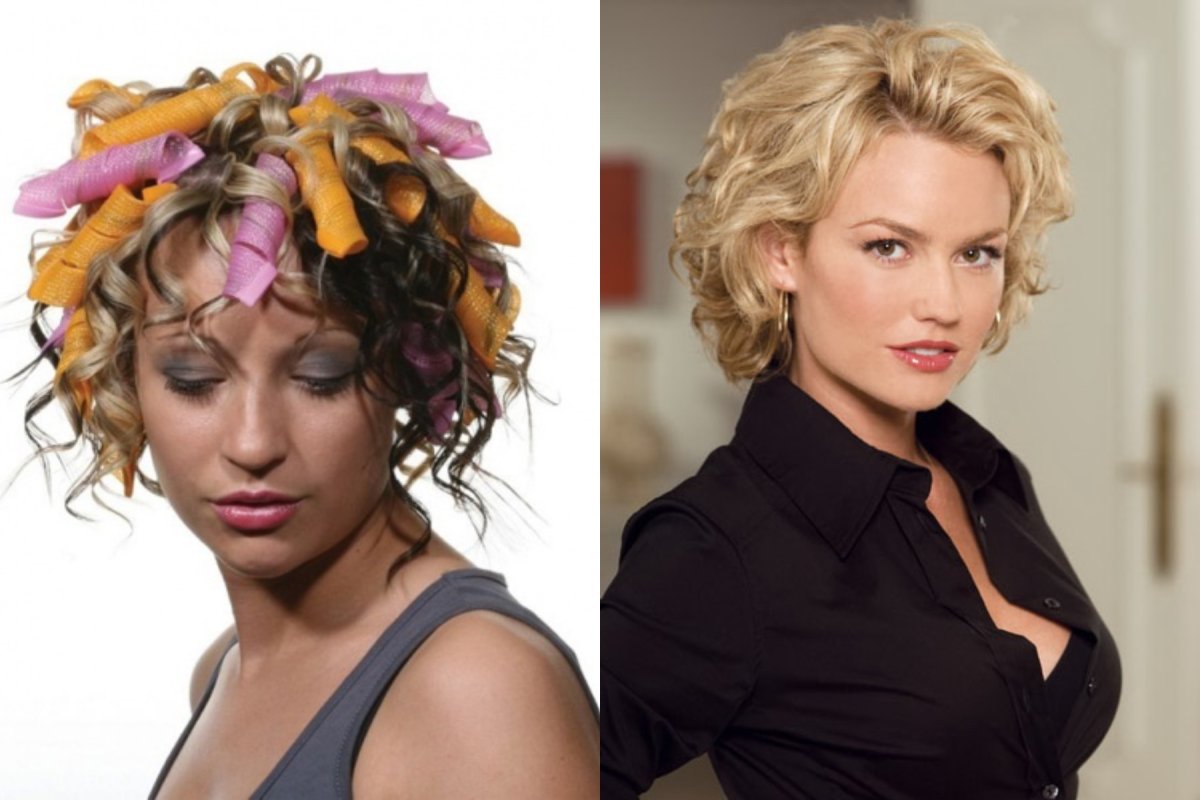 Стрижки на светлые кудрявые волосы