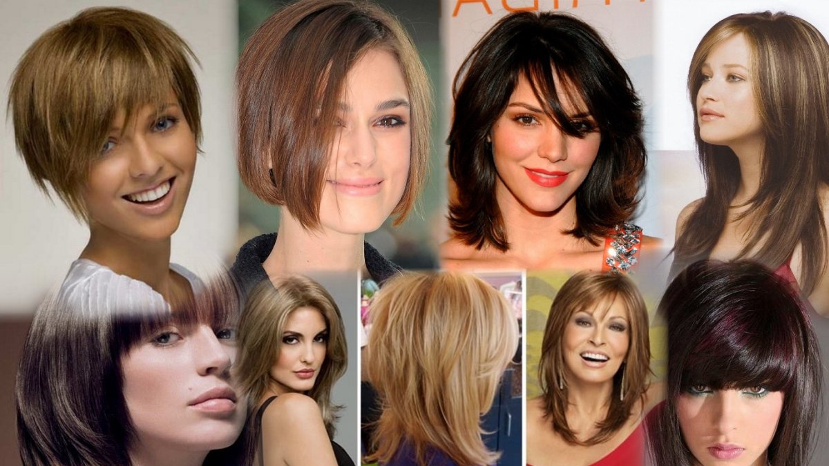 Стрижка на средние волосы для женщин blond