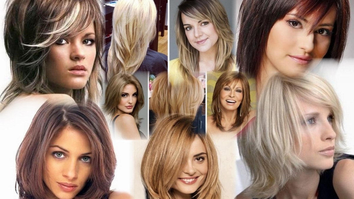 Стрижки молодежные женские на средние