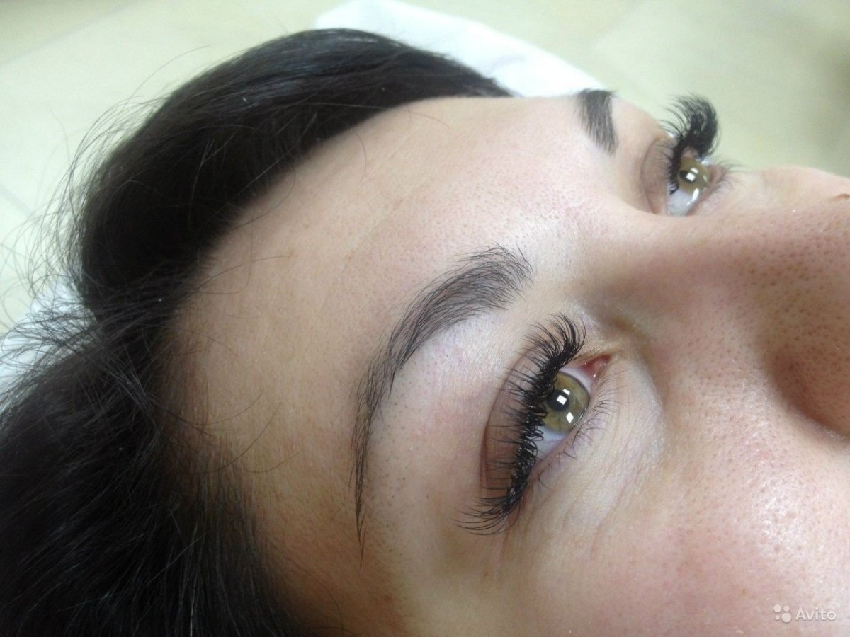 Рекламный макет наращивание ресниц