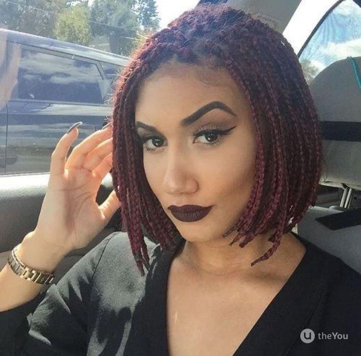 Сенегальские косички до плеч