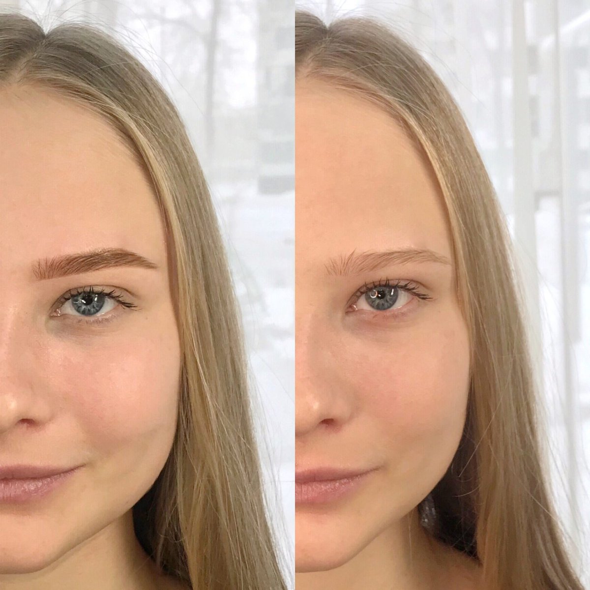 Окрашивание бровей