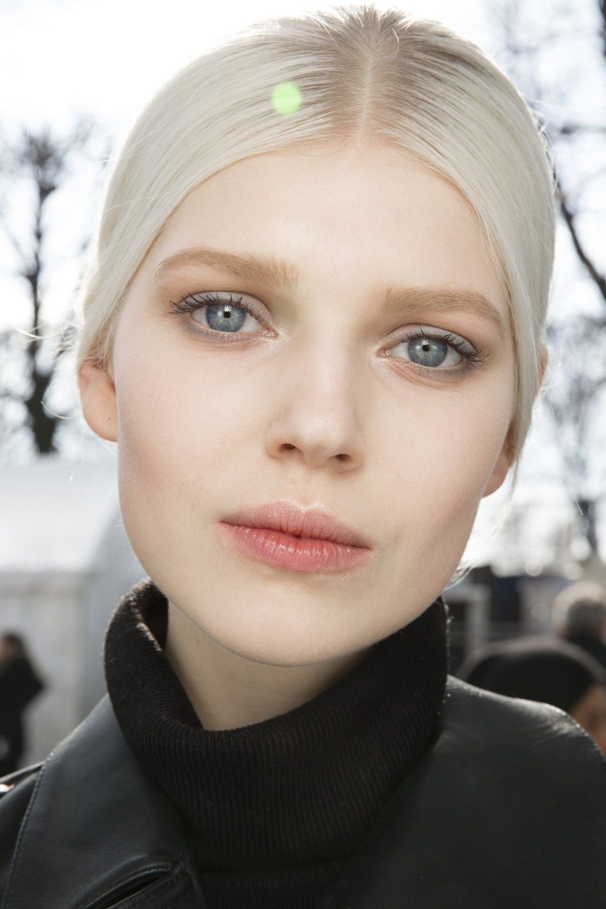 Девушки со светлыми бровями