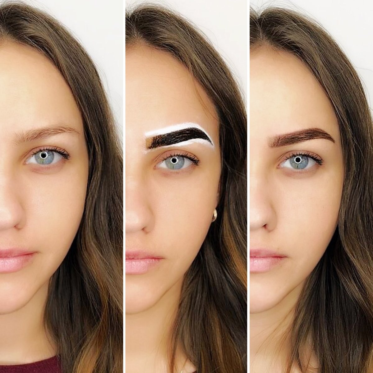 Коррекция и окрашивание бровей