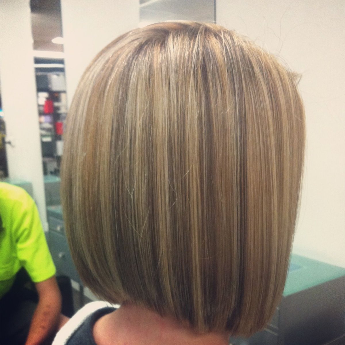 Стрижка длинное каре мелирование