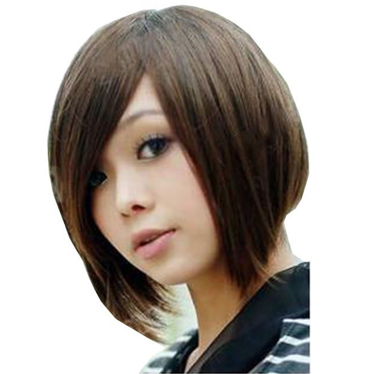 Корейские стрижки для девушек на короткие волосы без челки