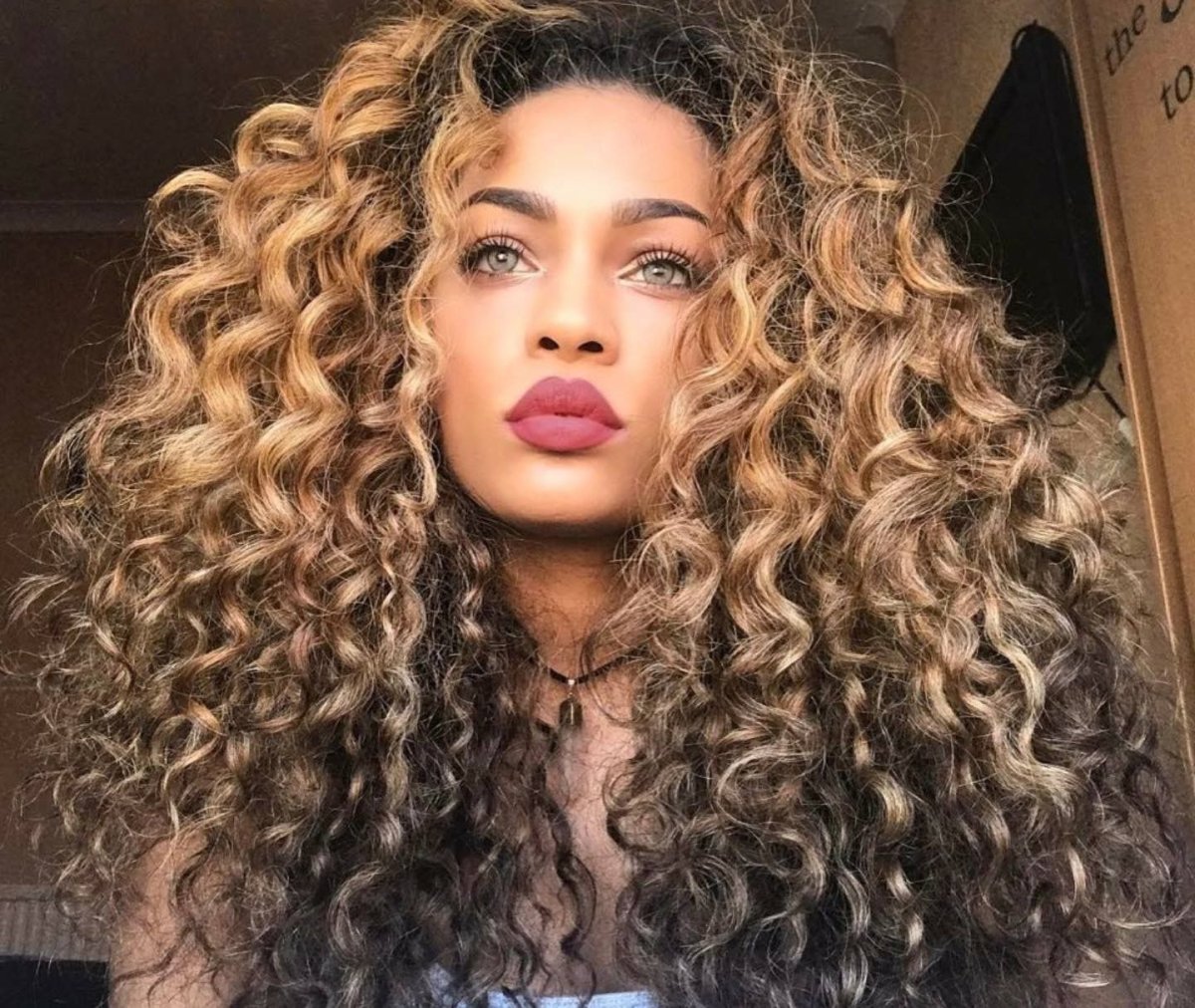 Афро кудри волна