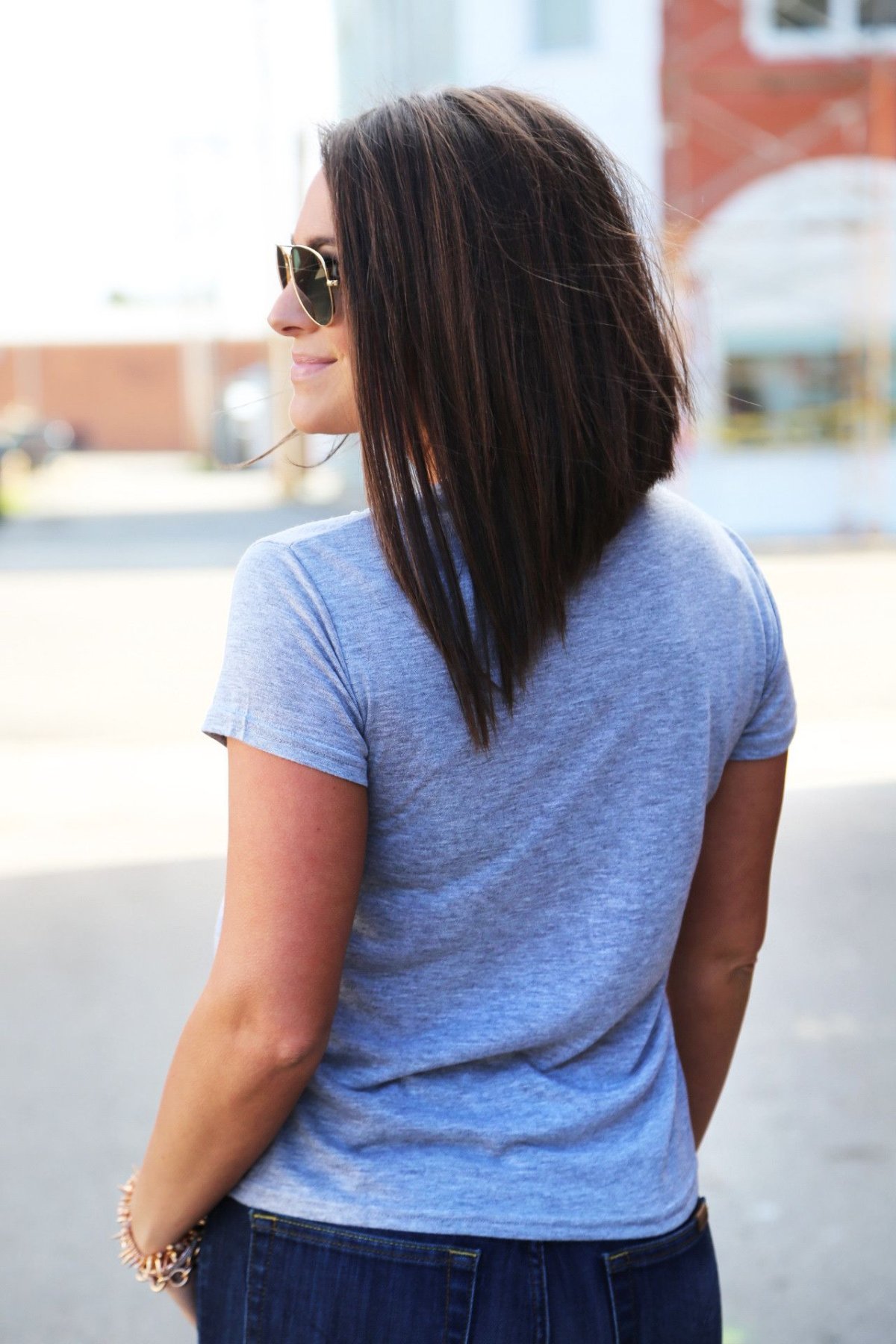 Удлинённое каре Боб без чёлки