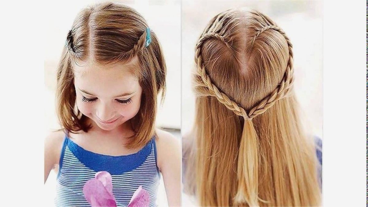 Красивая и легкая прическа для девочки на средние волосы