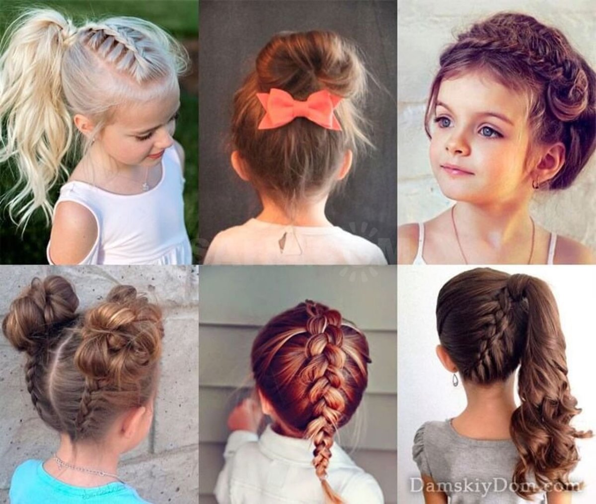 Красивые причёски для девочек