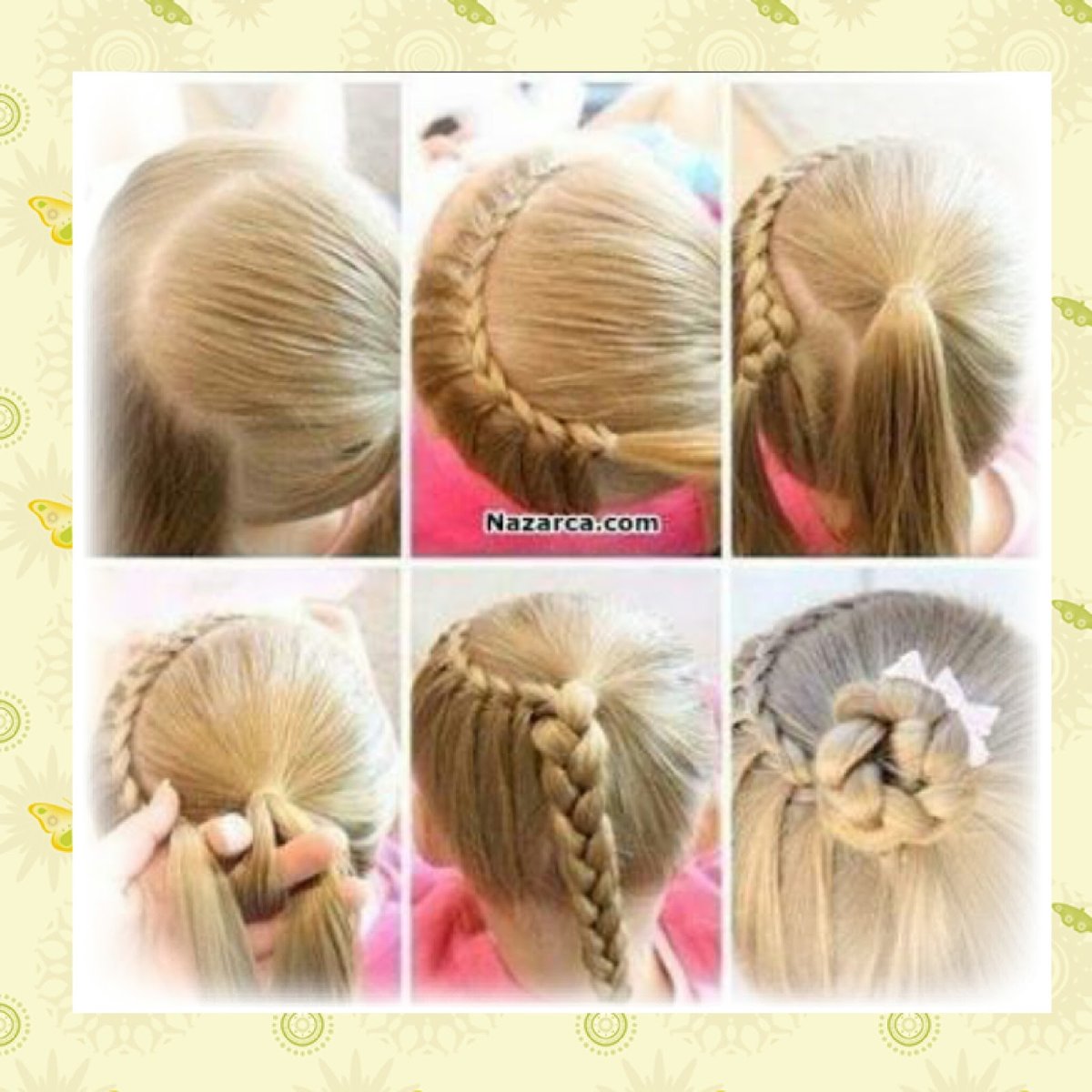 Простая праздничная прическа для девочки