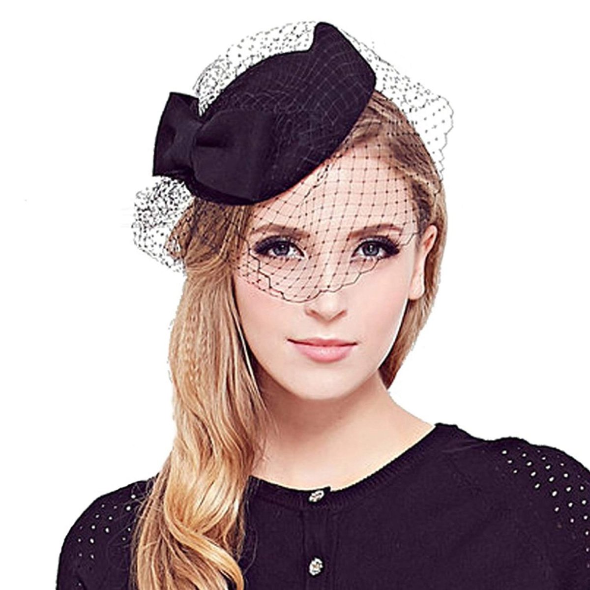 Шляпки женские с вуалью