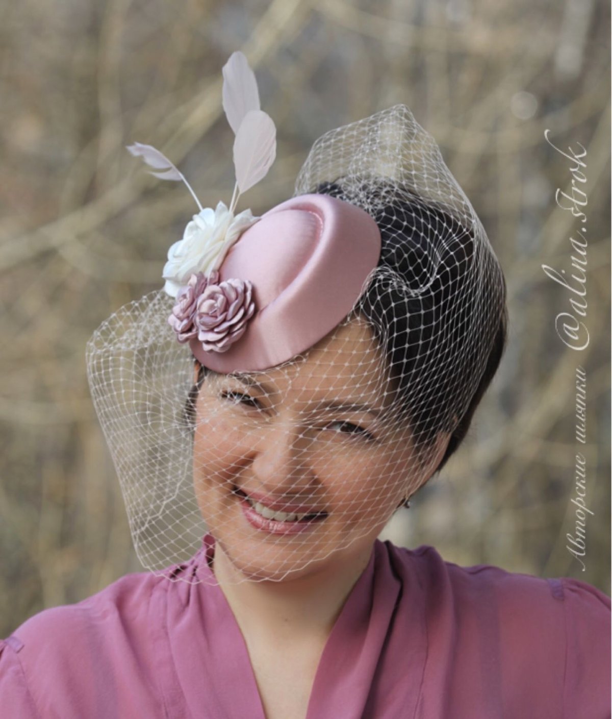 Свадебные шляпки и вуалетки