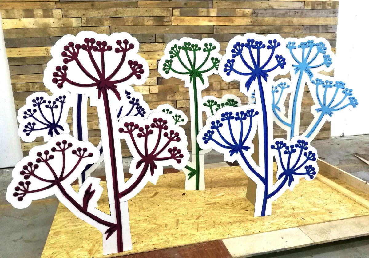 Фотозона из картона