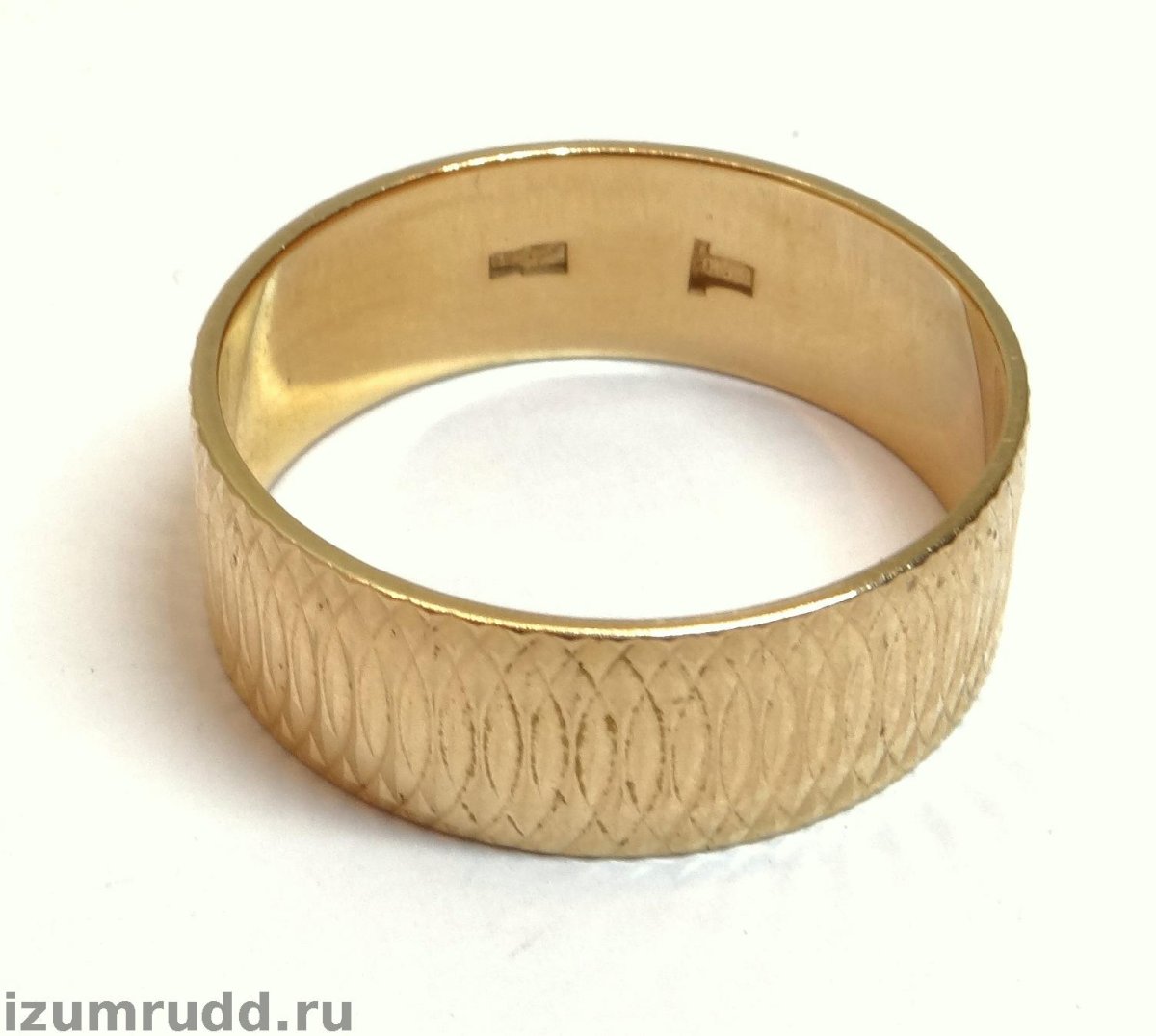 Золотое кольцо 583 пробы обручальное