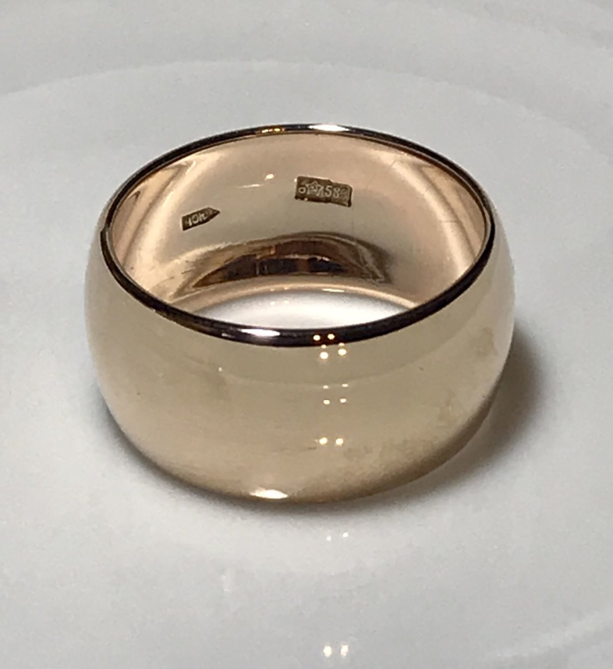 Золотое кольцо советского производства 583 пробы обручальное кольцо