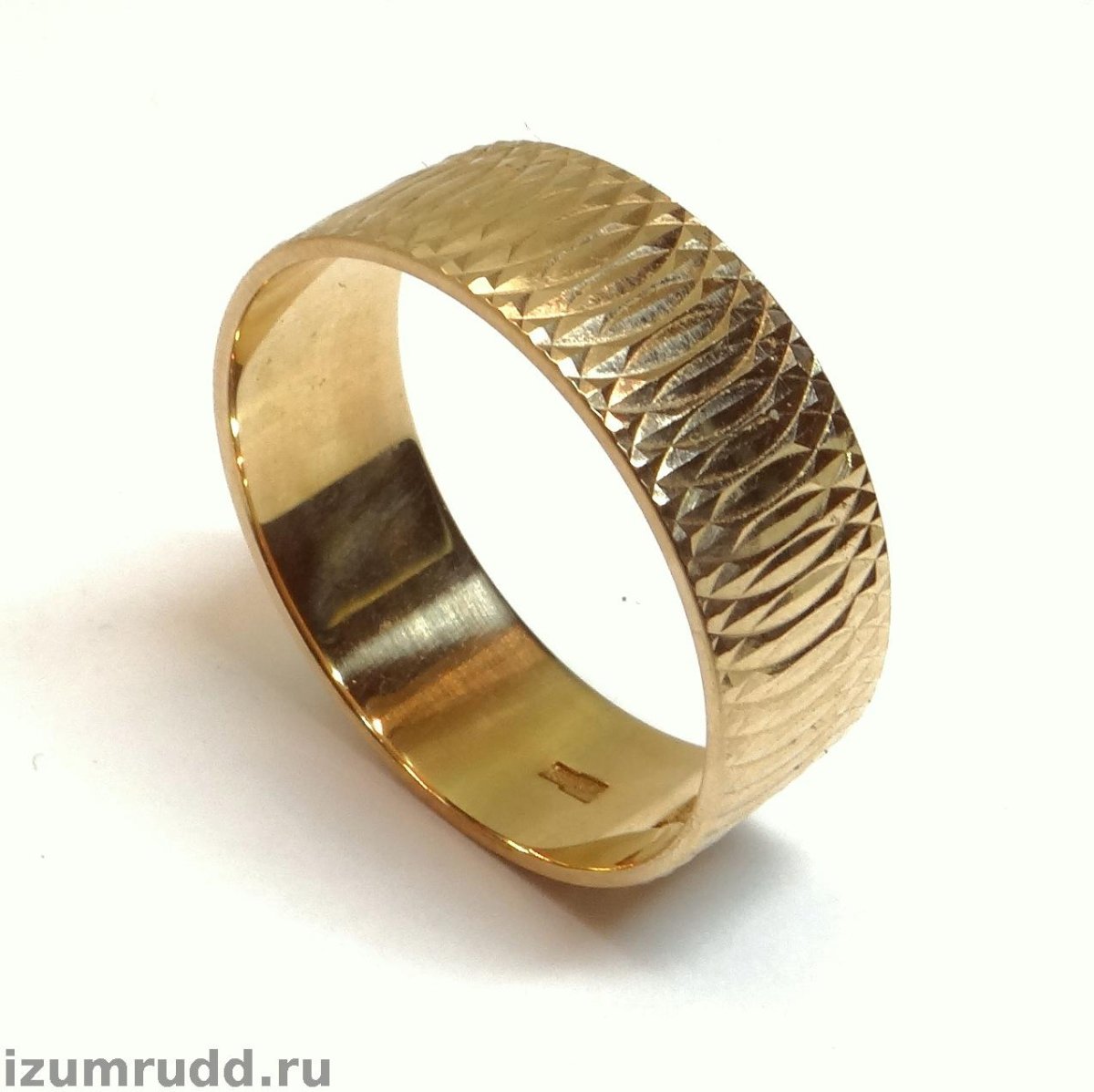 Золотое кольцо 583 пробы обручальное
