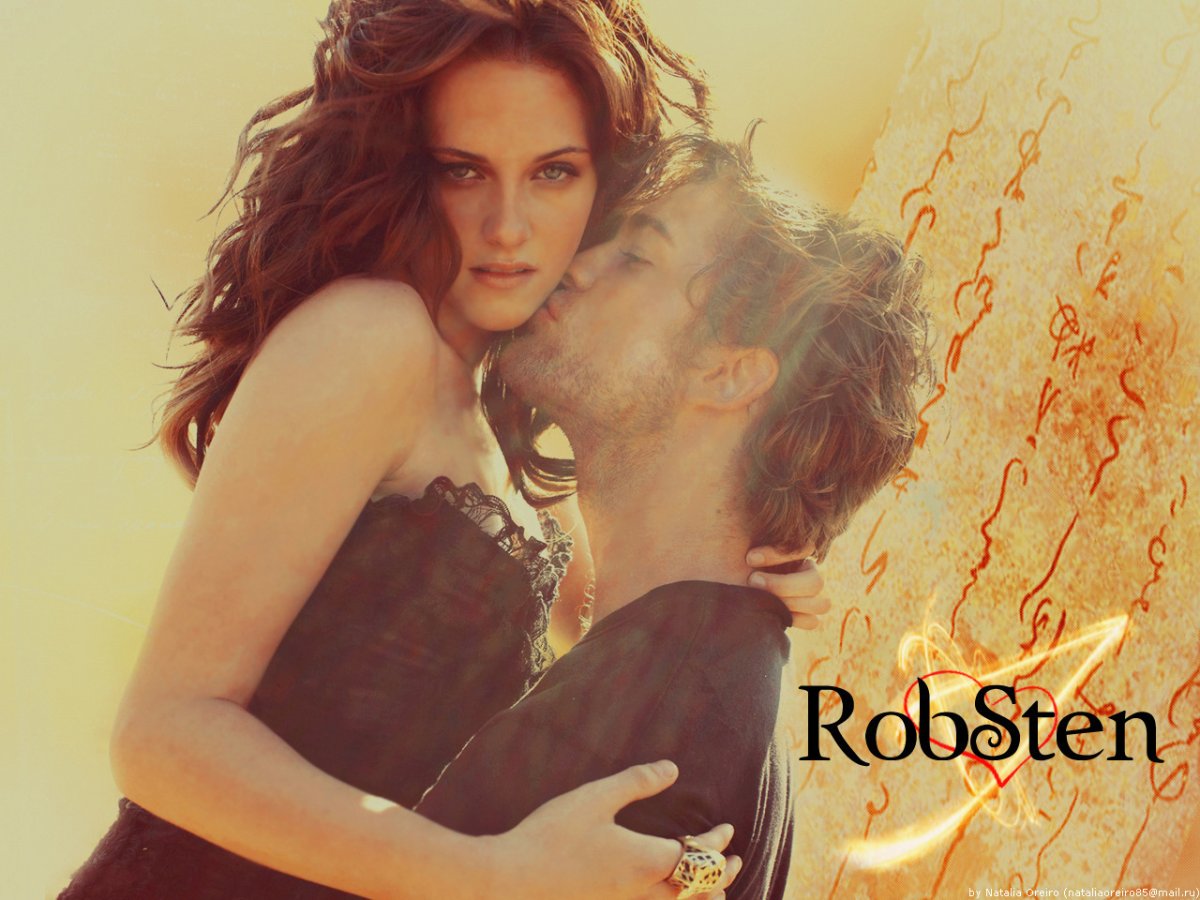 Роберт Паттинсон и Кристен Стюарт Сумерки