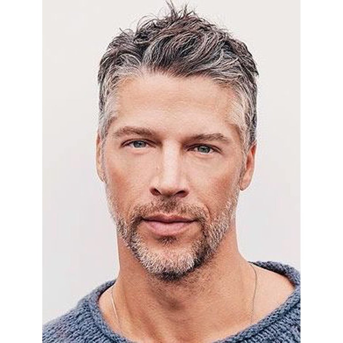 Мужские стрижки Седые волосы