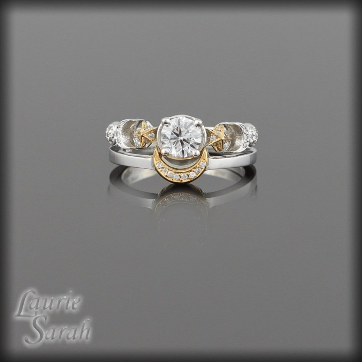 Парное кольцо черное