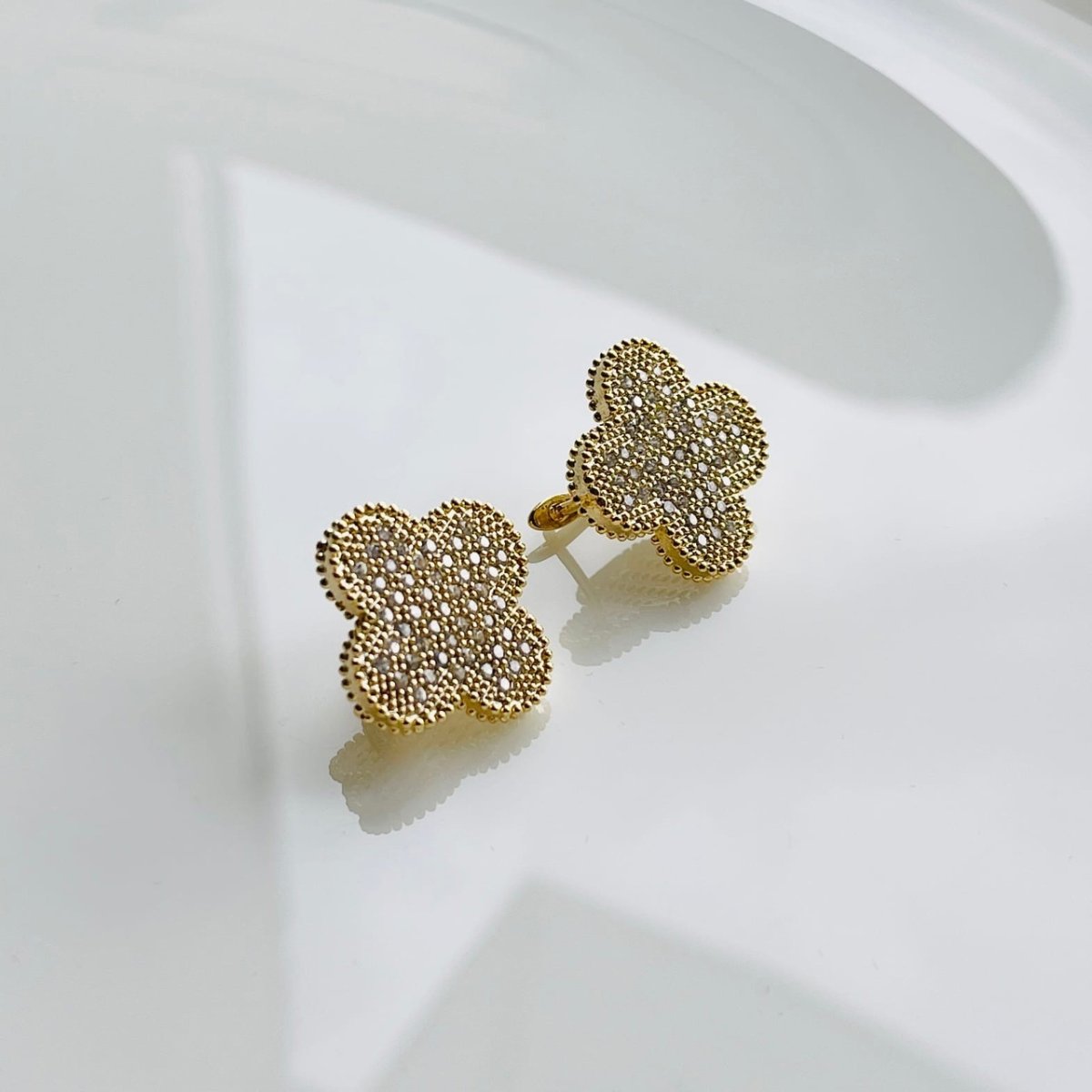 Серьги Бородиной Клевер