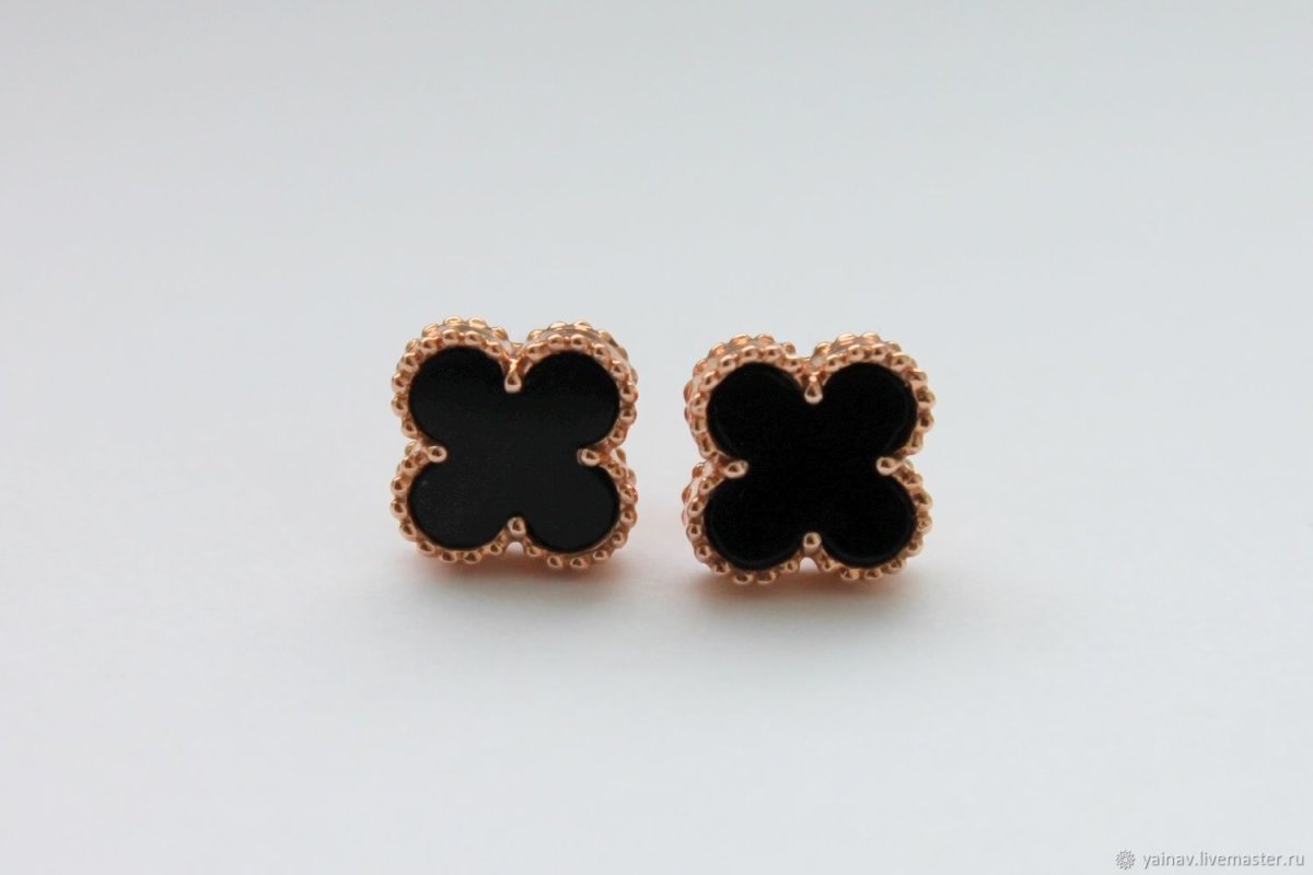 Серьги Тиффани Клевер