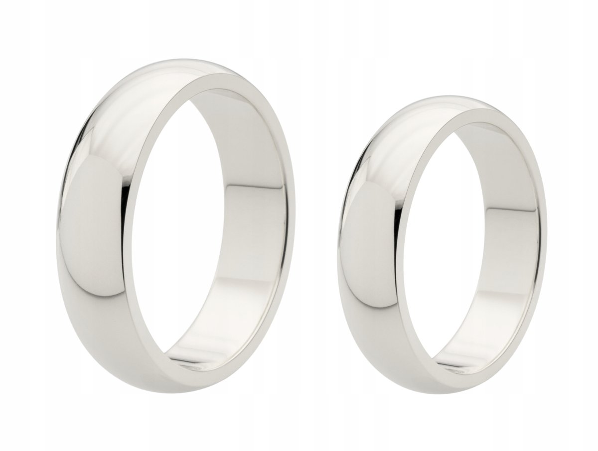 Обручальные кольца белое золото