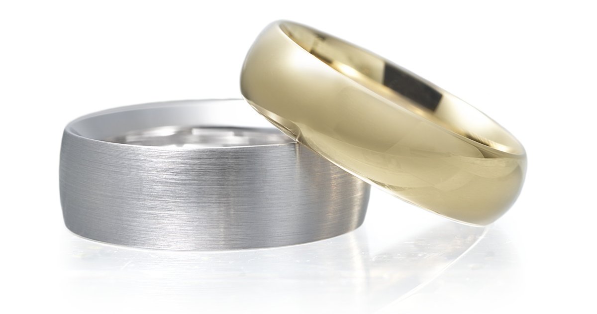 Сатинирование золота